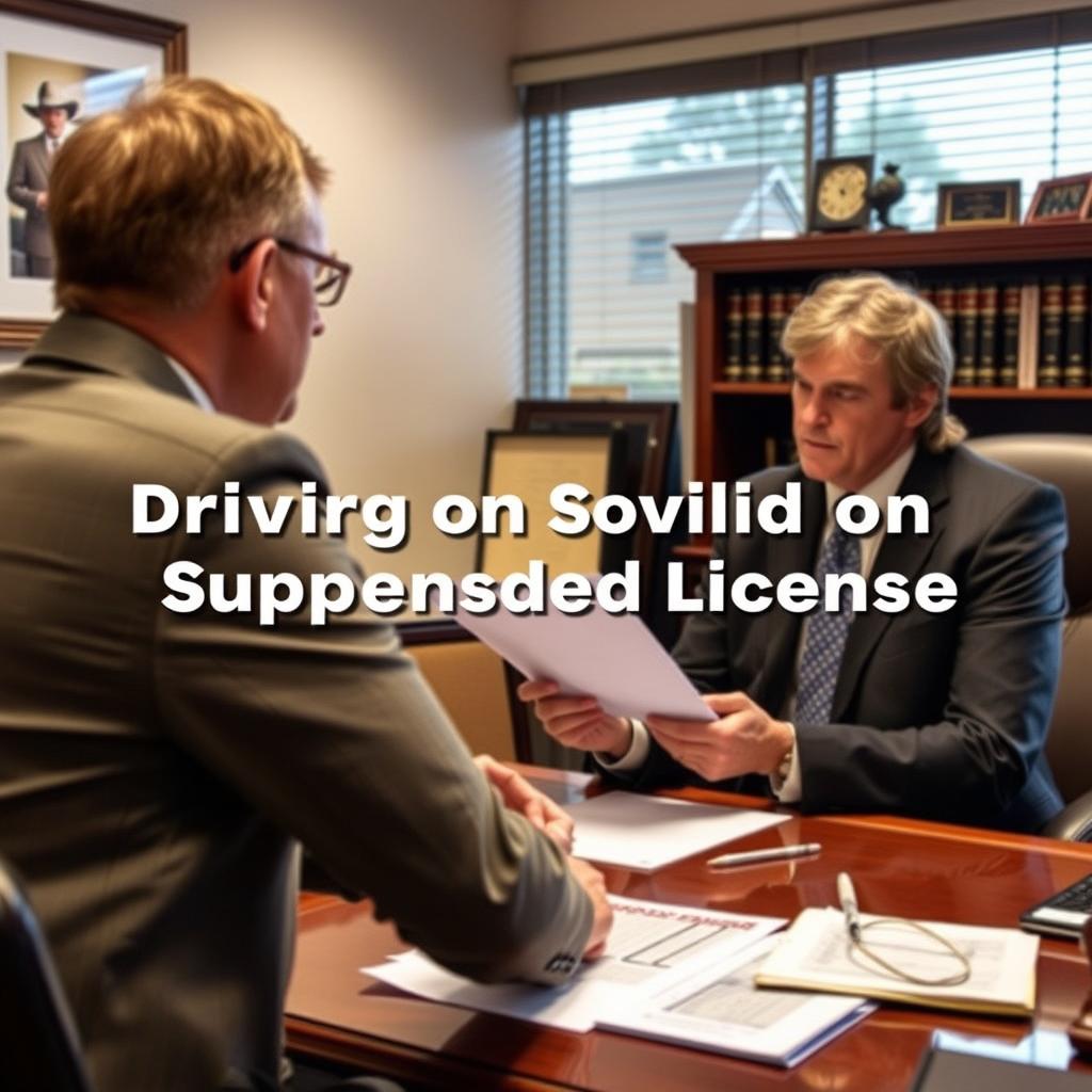 Driving on Suspended License Lawyer Fredericksburg