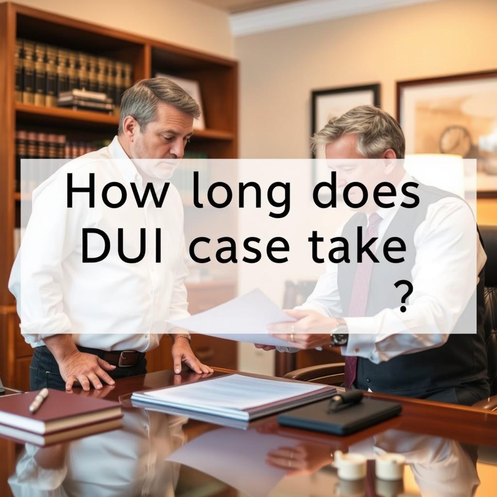 How long does a DUI case take in Manassas Park